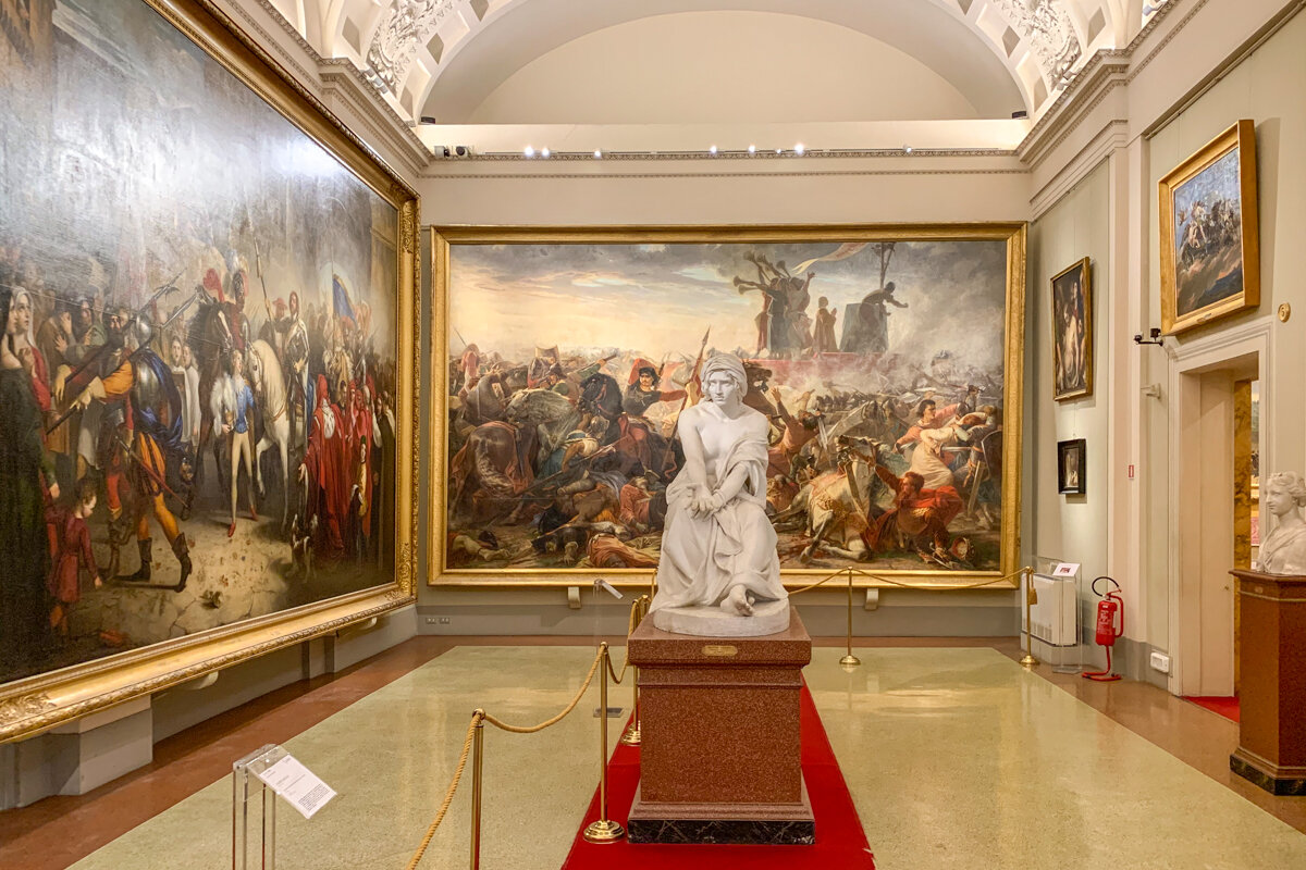 Salle dans le musée du palais Pitti de Florence