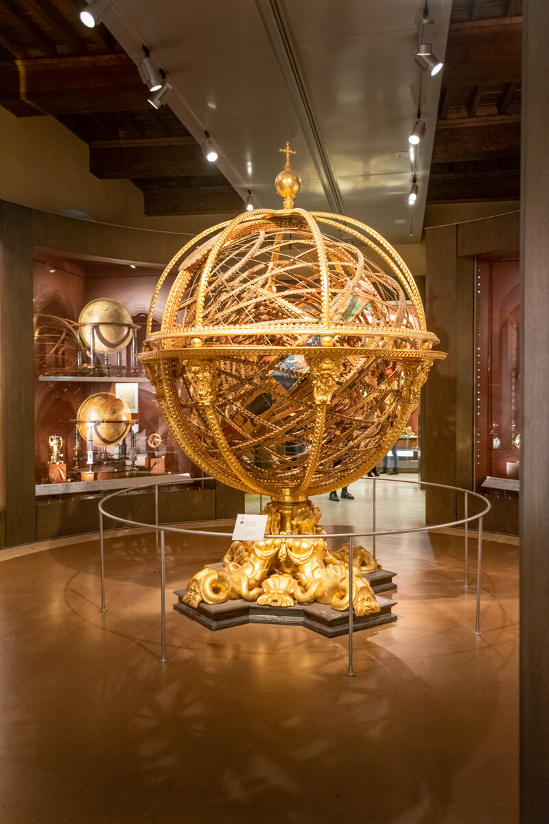Sphère armillaire dans le musée Galilée de Florence