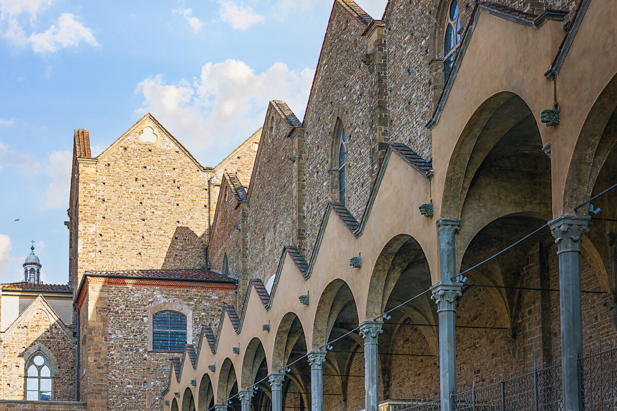 Cour de la basilique Santa Croce