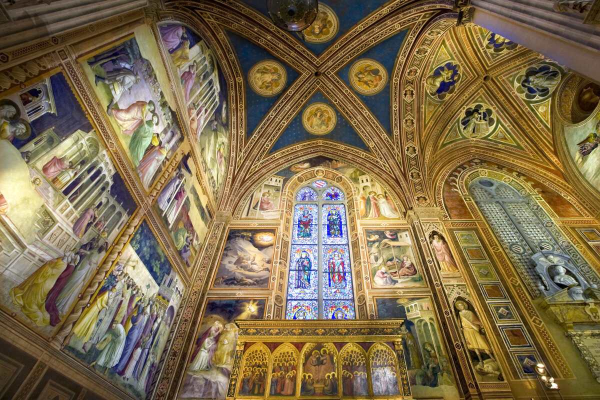 Intérieur de Santa Croce à Florence