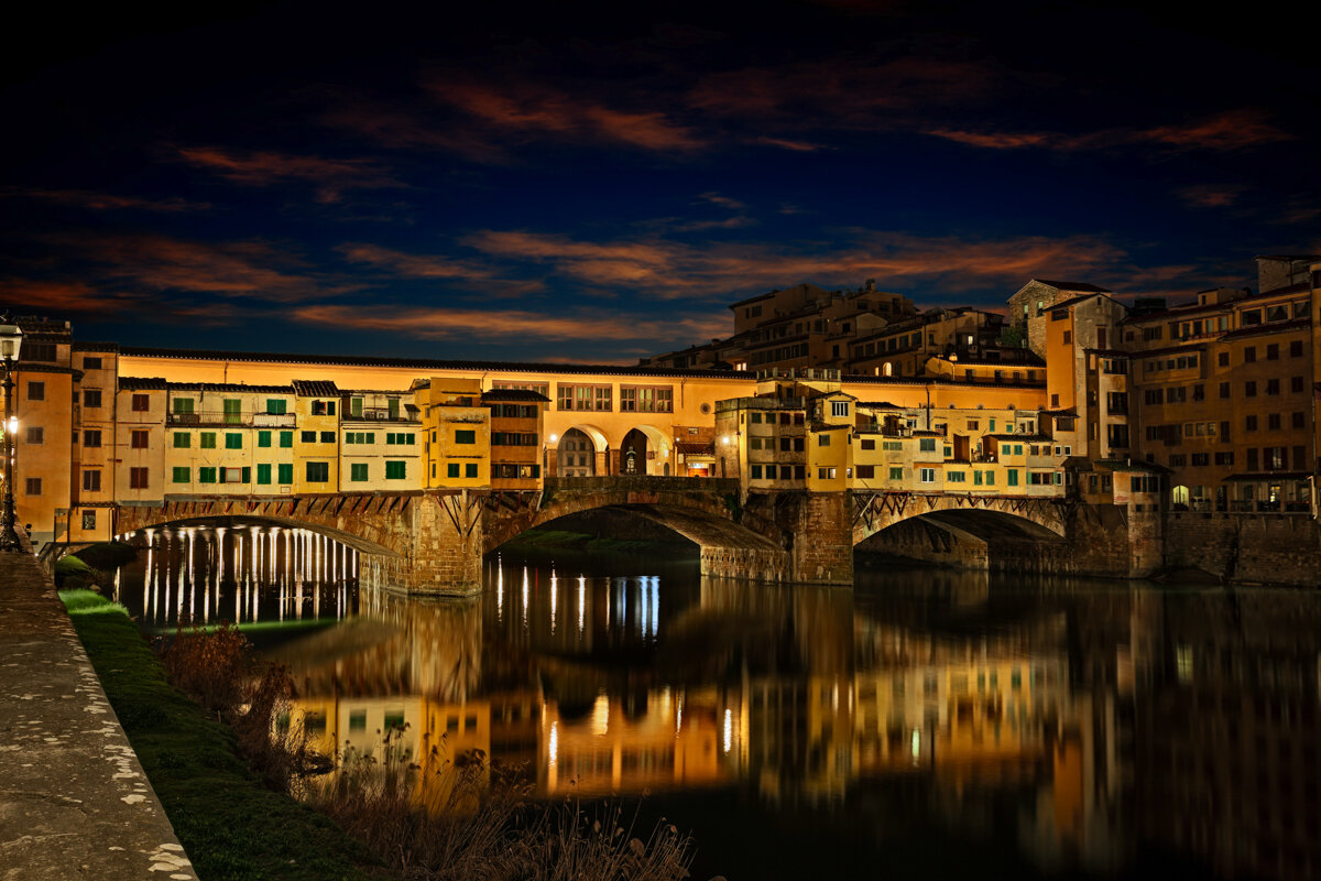 Ponte Vecchio de nuit