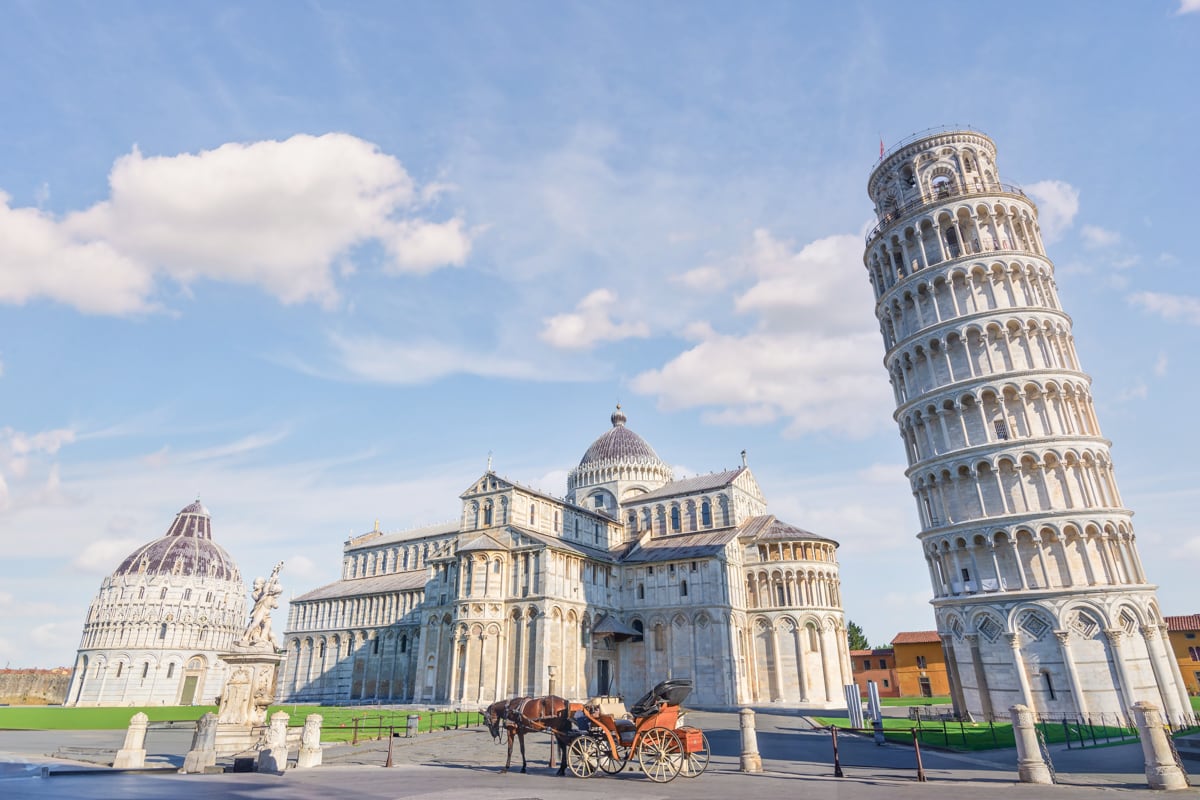 Monuments de Pise en Italie